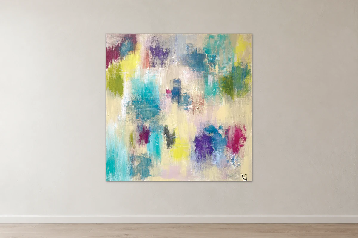 Prism hanging on a wall